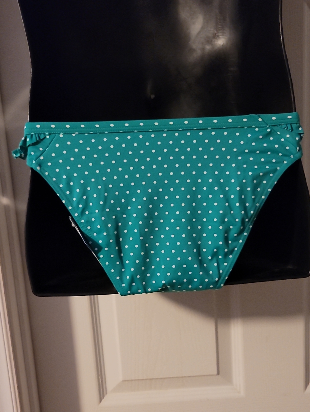 Freya Teal Polka Dot Bikini Bottoms - Picture 3 of 3